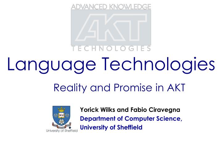 language technologies