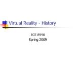 Virtual Reality - History - slide 1