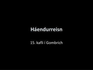 h endurreisn