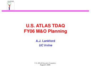 U.S. ATLAS TDAQ FY06 M&amp;O Planning