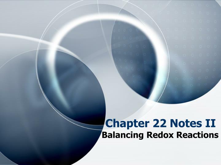 chapter 22 notes ii