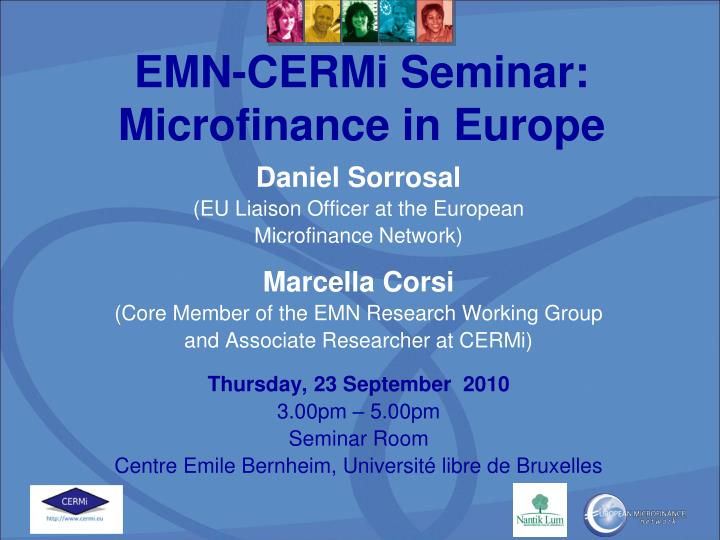 emn cermi seminar microfinance in europe