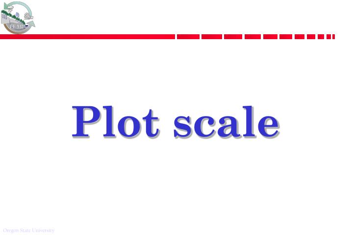 plot scale