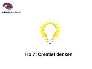 ho 7 creatief denken