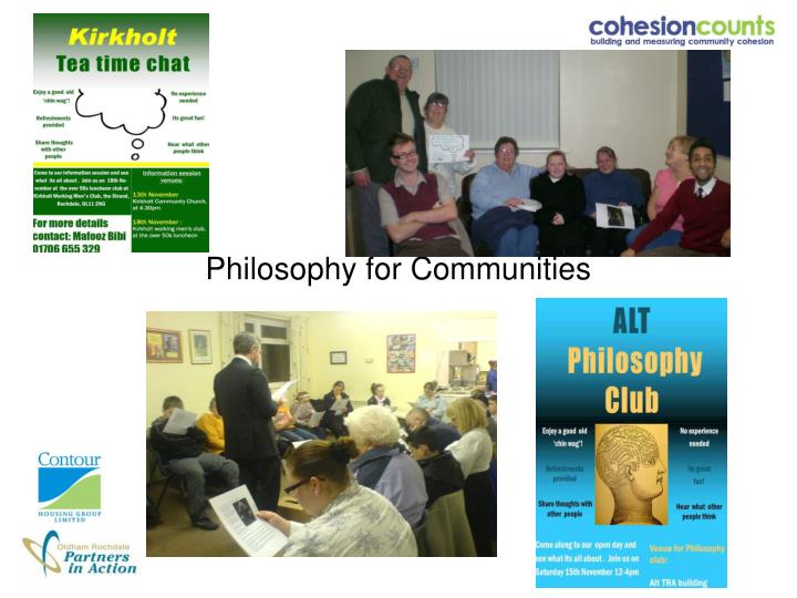 philosophy for communities