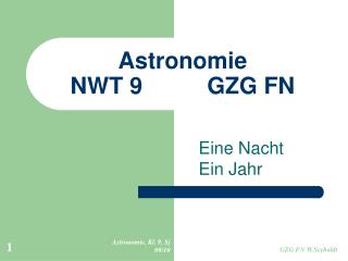 eine nacht ein jahr