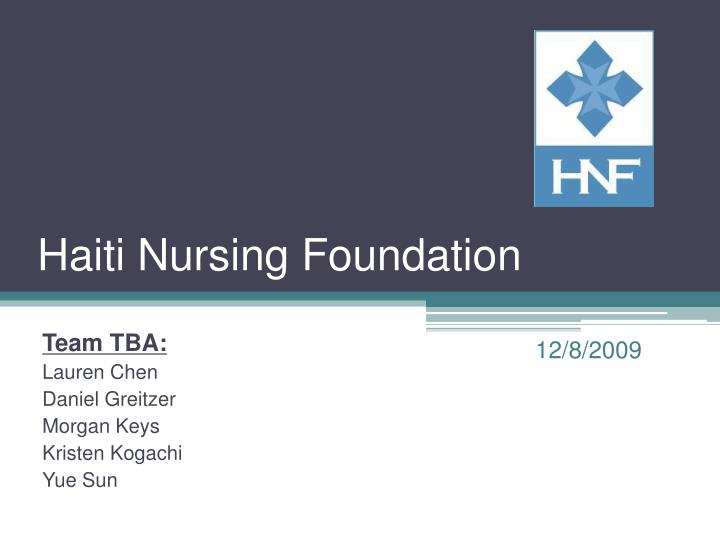 haiti nursing foundation