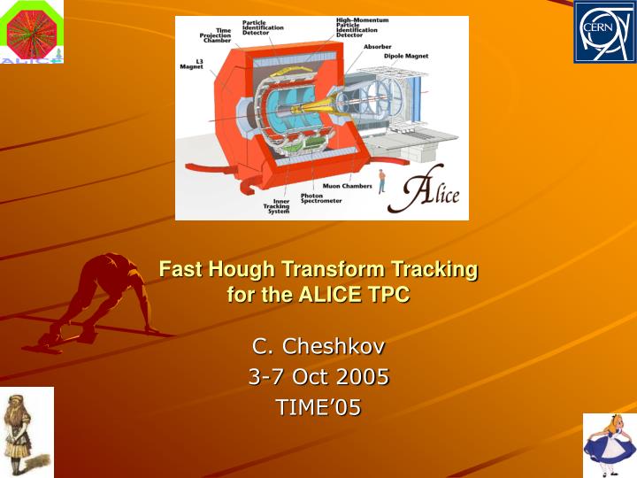 fast hough transform tracking for the alice tpc