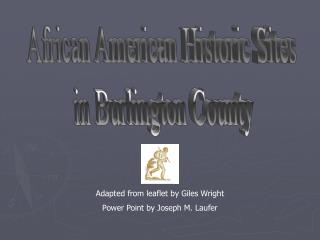 African American Historic Sites in Burlington County