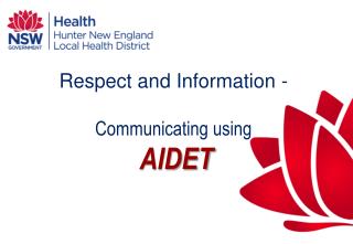 Respect and Information - Communicating using AIDET