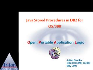 Java Stored Procedures in DB2 for OS/390