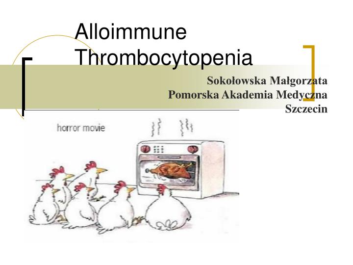 alloimmune thrombocytopenia