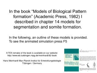 In the following, an outline of these models is provided. To see the animated simulation press F5