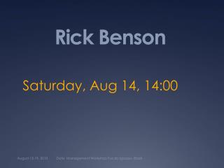 Rick Benson