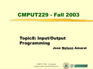 CMPUT229 - Fall 2003