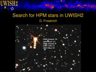 Search for HPM stars in UWISH2