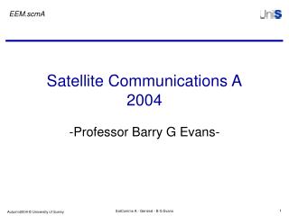 Satellite Communications A 2004