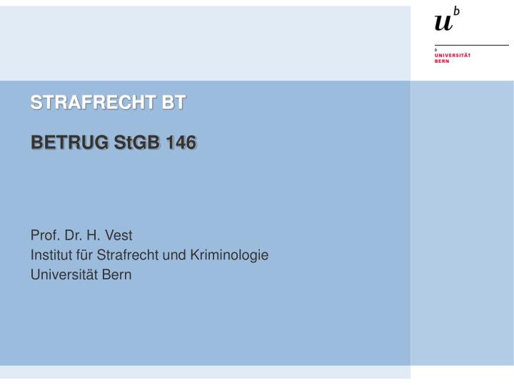 strafrecht bt betrug stgb 146