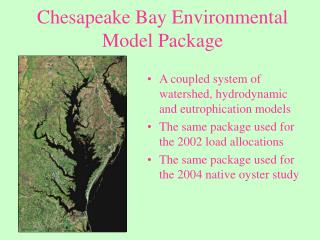 Chesapeake Bay Environmental Model Package
