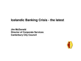 Icelandic Banking Crisis - the latest