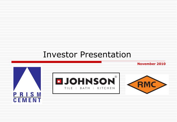 investor presentation