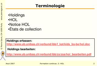 terminologie