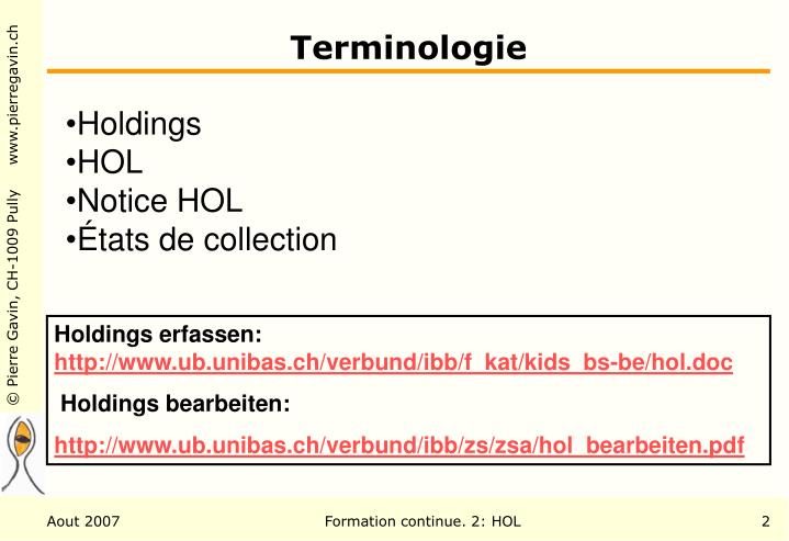 terminologie