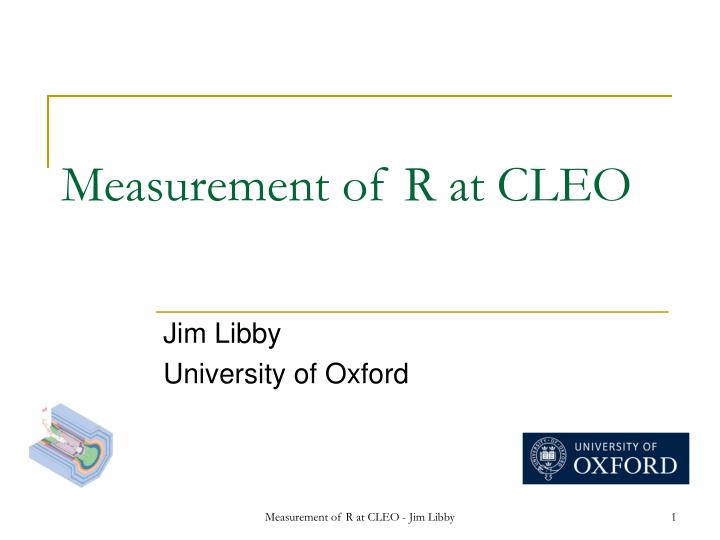 measurement of r at cleo