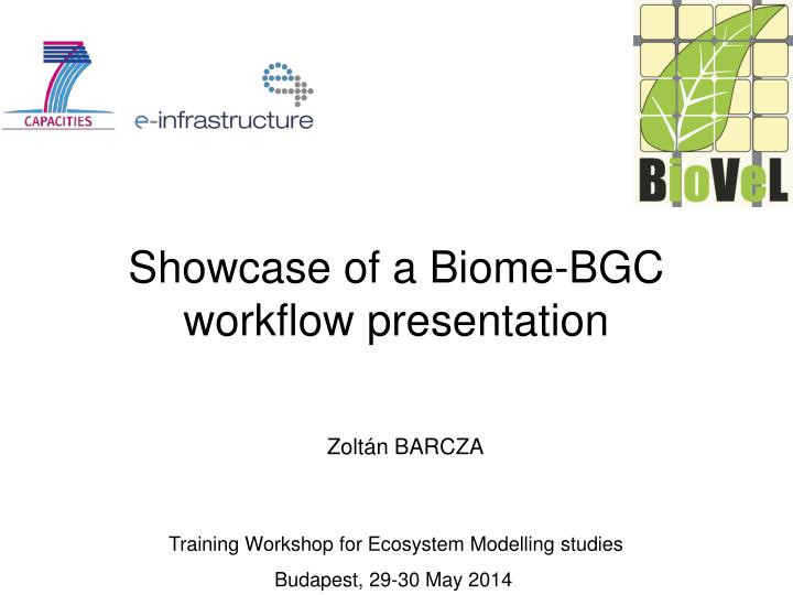 showcase of a biome bgc workflow presentation