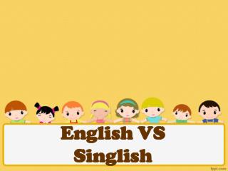 English VS Singlish