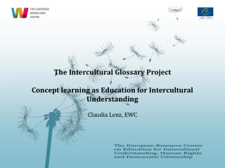 The Intercultural Glossary Project Concept learning as Education for Intercultural Understanding