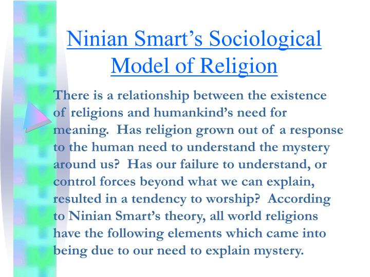 ninian smart s sociological model of religion
