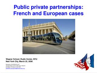 Public private partnerships: French and European cases