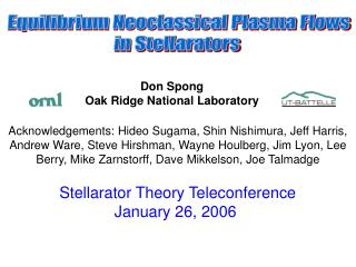 Equilibrium Neoclassical Plasma Flows in Stellarators