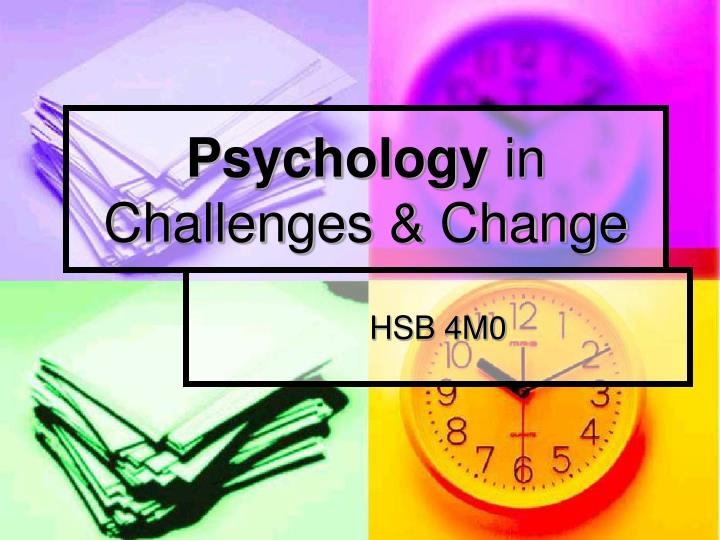 psychology in challenges change