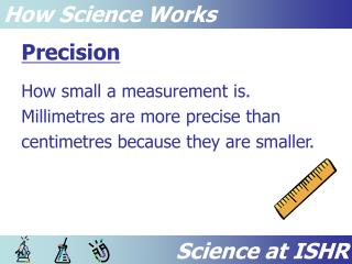 Science at ISHR