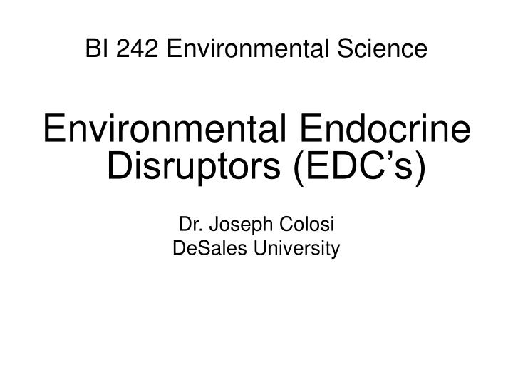 bi 242 environmental science