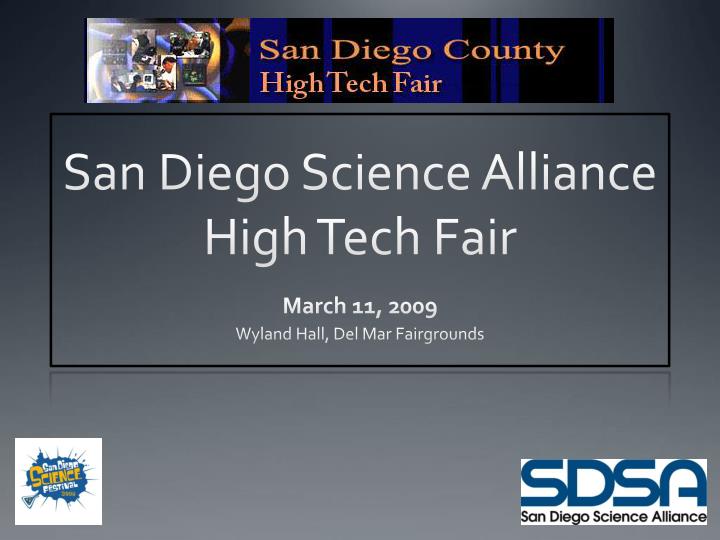 san diego science alliance high tech fair