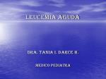 LEUCEMIA AGUDA - slide 1