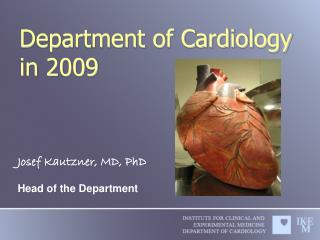 Department of Cardiology in 2009