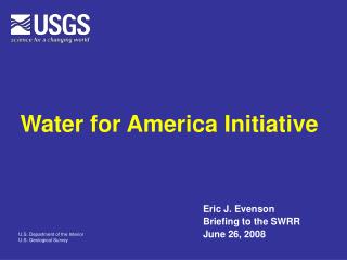 Water for America Initiative