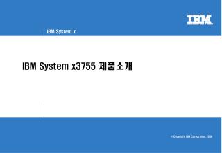 ibm system x3755