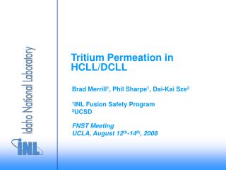 Tritium Permeation in HCLL/DCLL