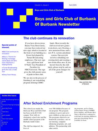 Boys and Girls Club of Burbank
