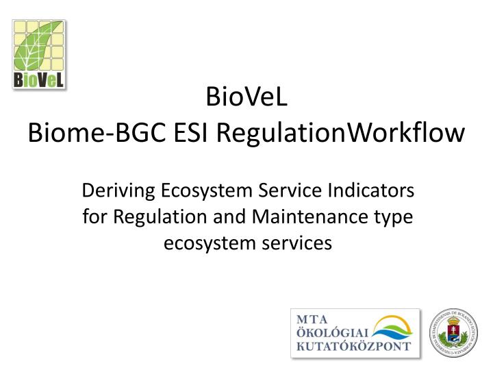 biovel biome bgc esi regulation workflow