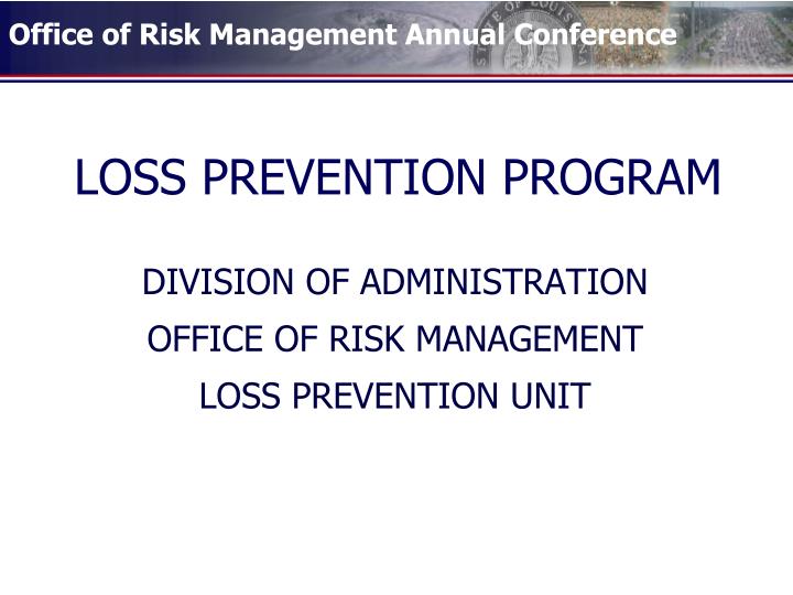loss prevention program