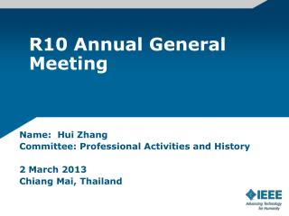 R10 Annual General Meeting