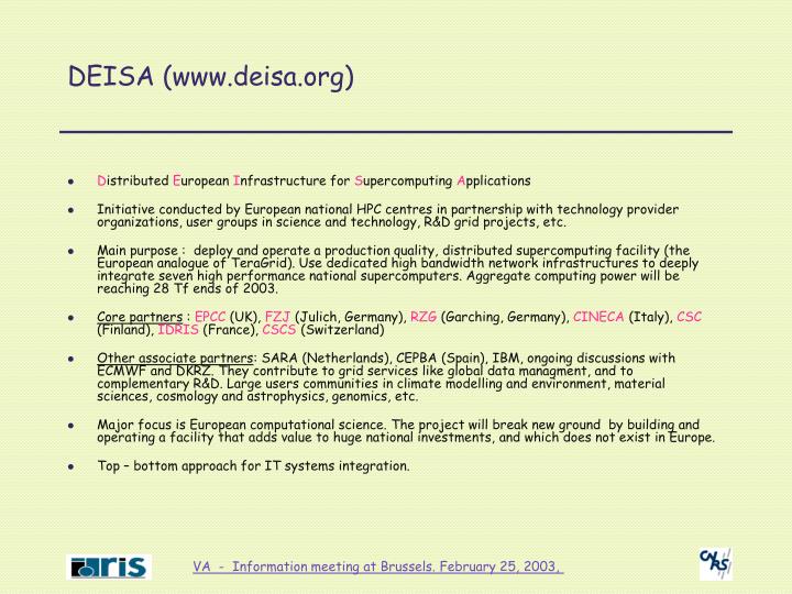 deisa www deisa org