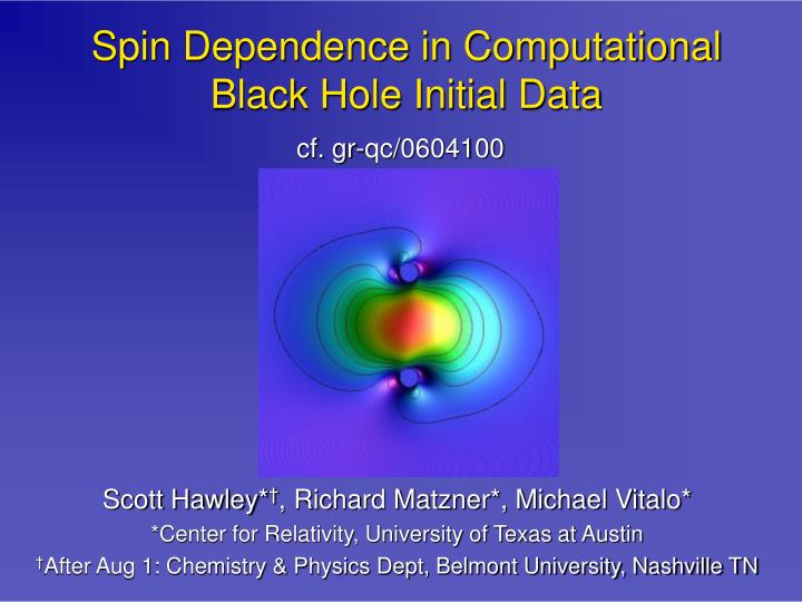 spin dependence in computational black hole initial data