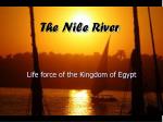 The Nile River - slide 1